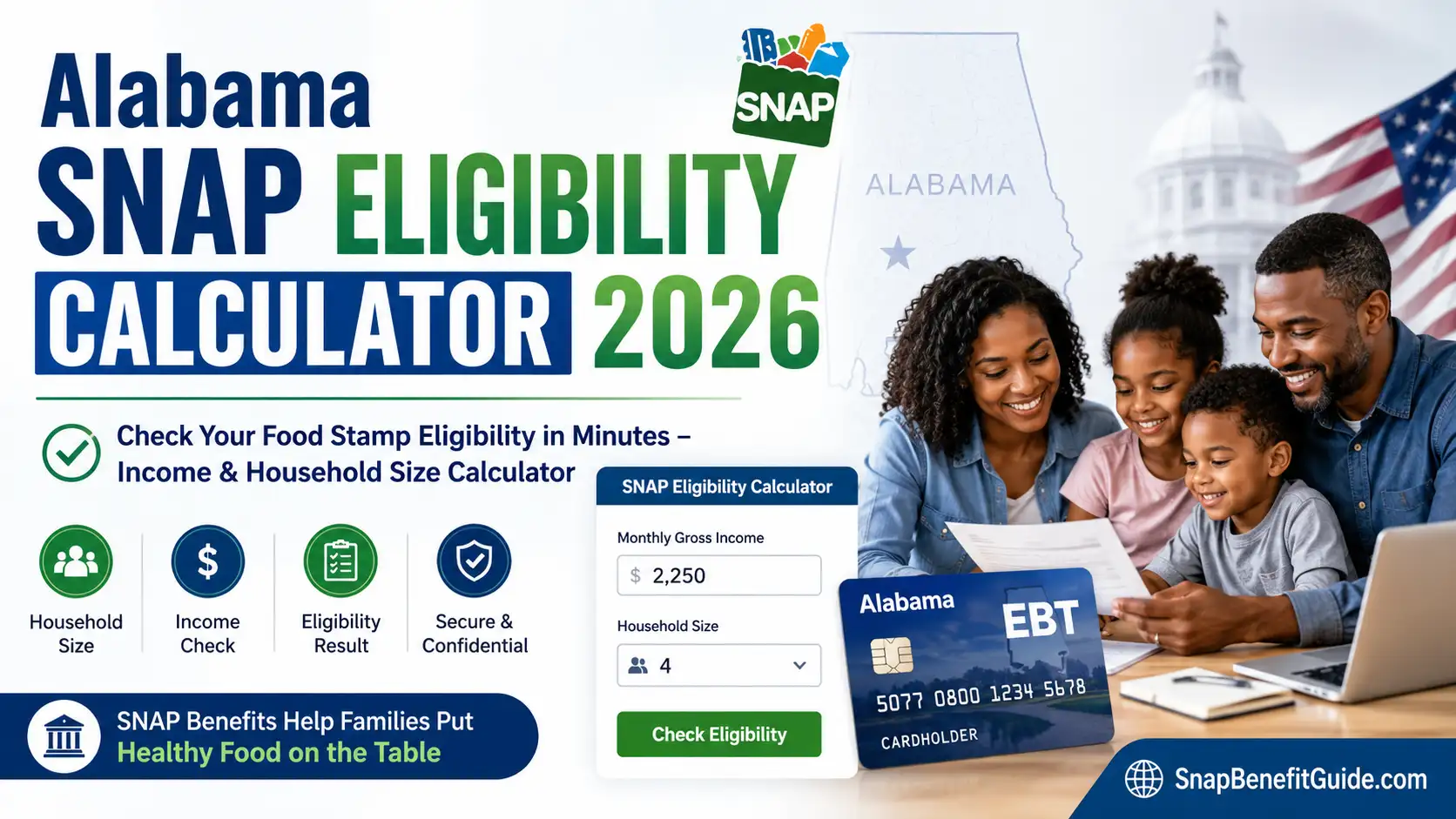 Food stamps calculator alabama