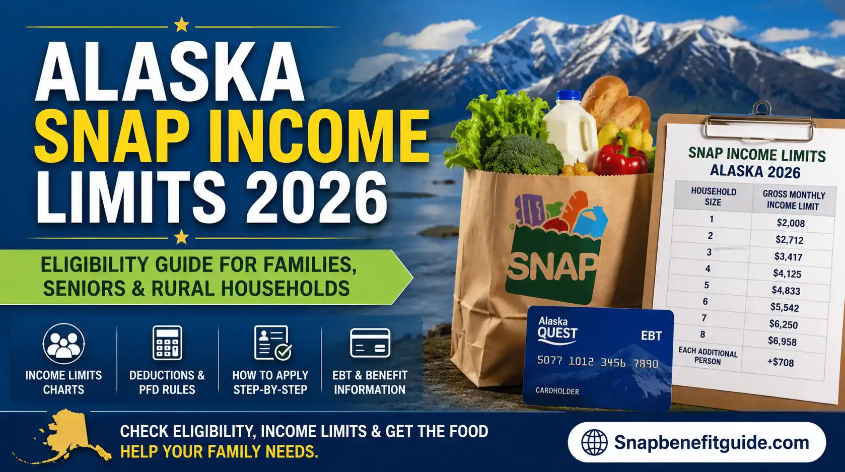 Alaska food stamps income guidelines