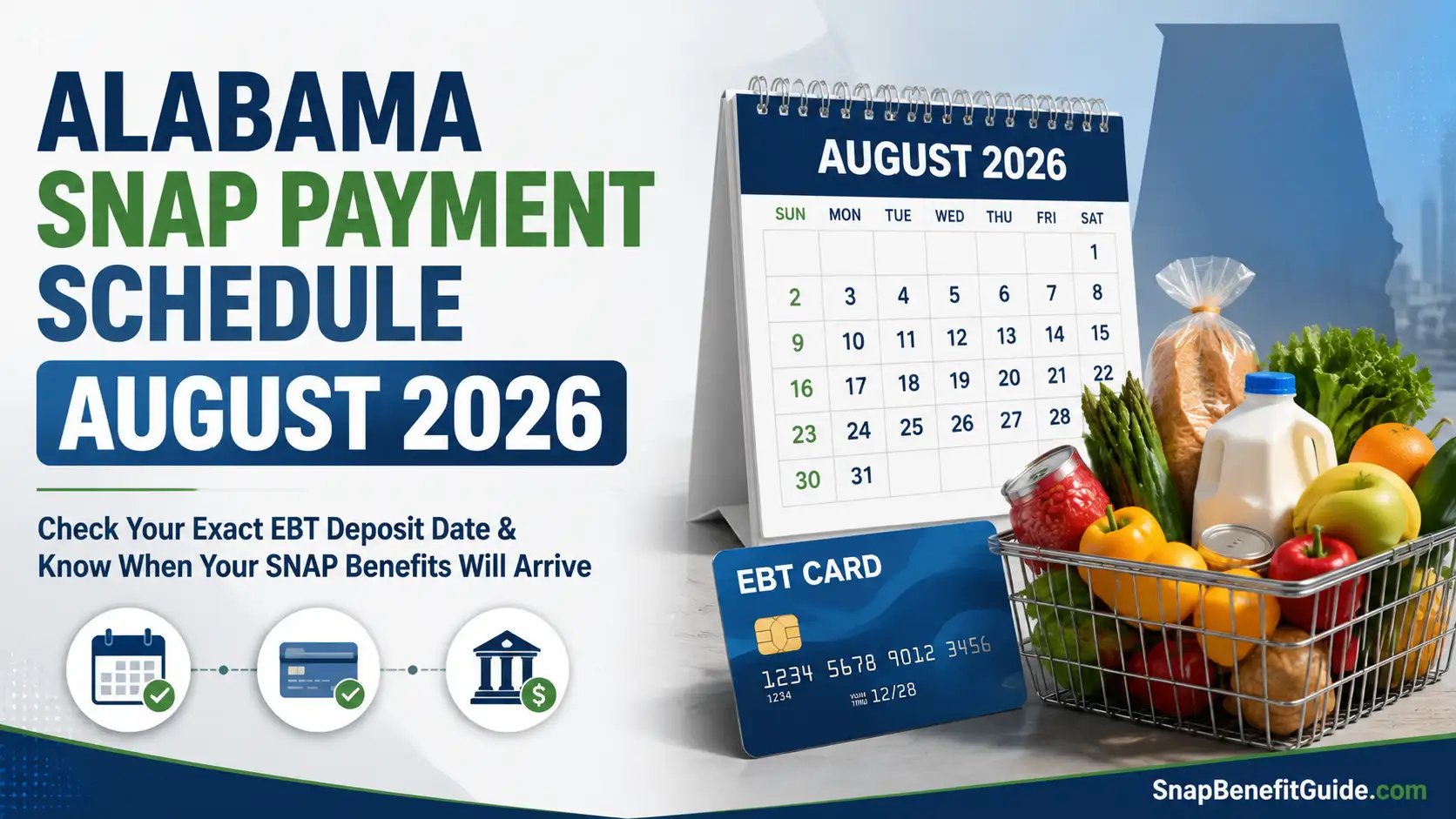 Alabama Food Stamps Payment Dates