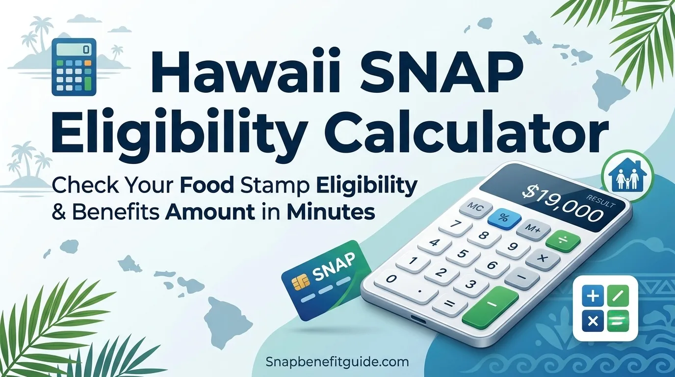 SNAP Benefits Calculator Hawaii