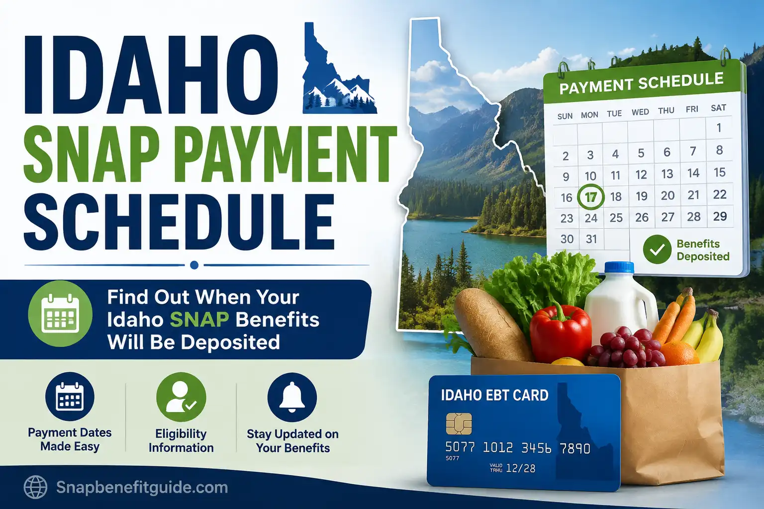 Idaho EBT Payment Dates
