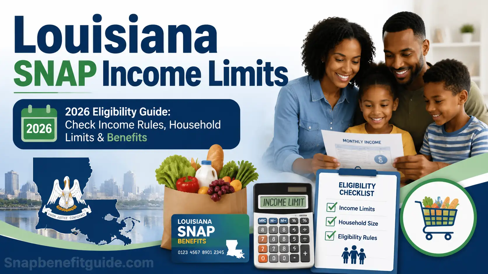Louisiana Food Stamps Income Limits