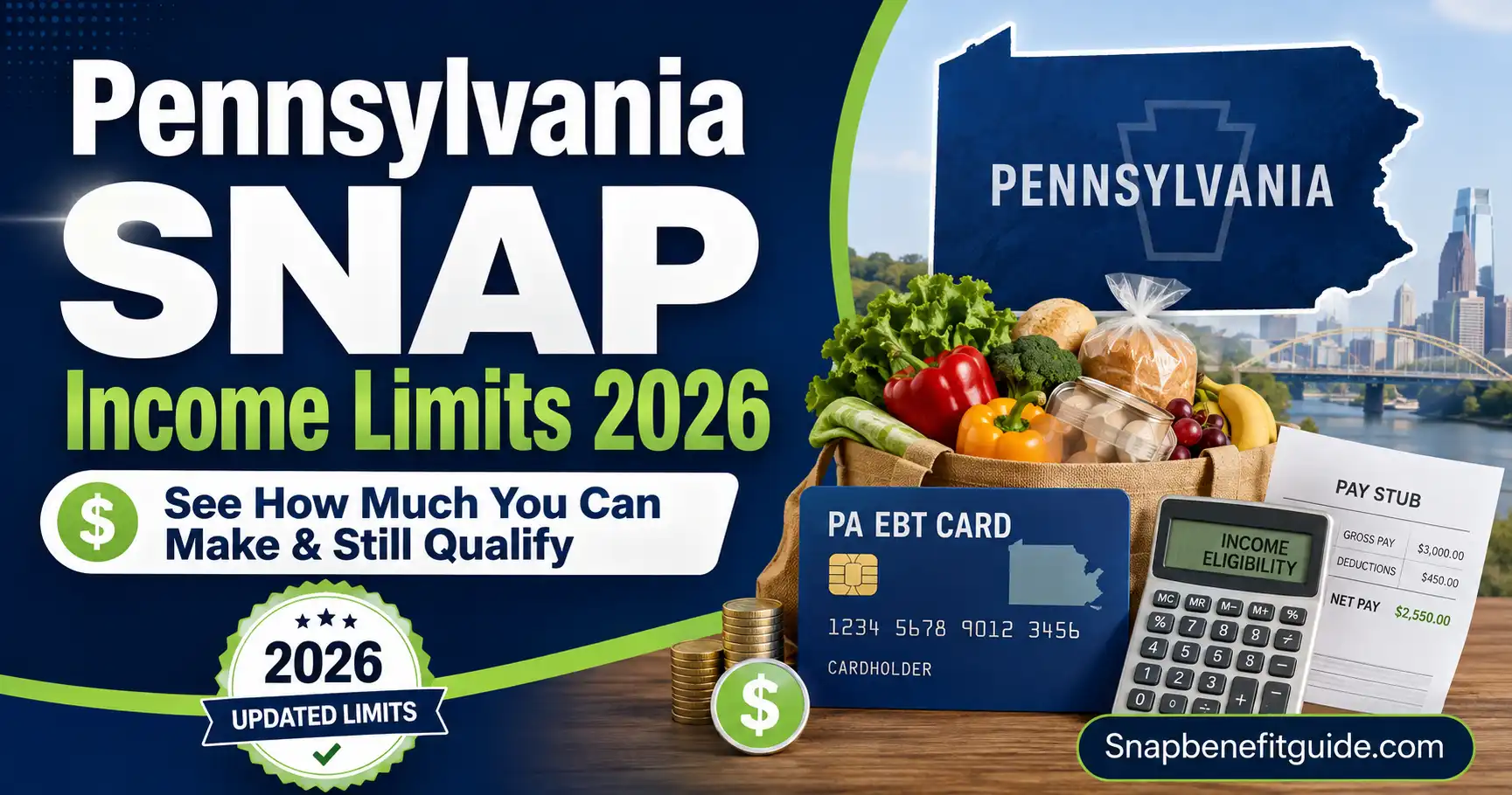 Pennsylvania Food Stamps Income Limits