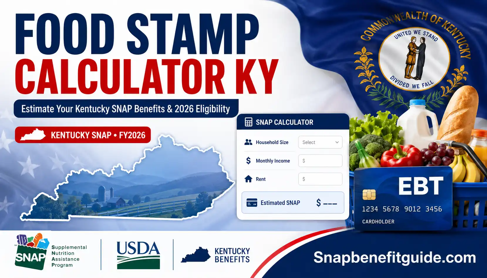 Kentucky SNAP eligibility calculator
