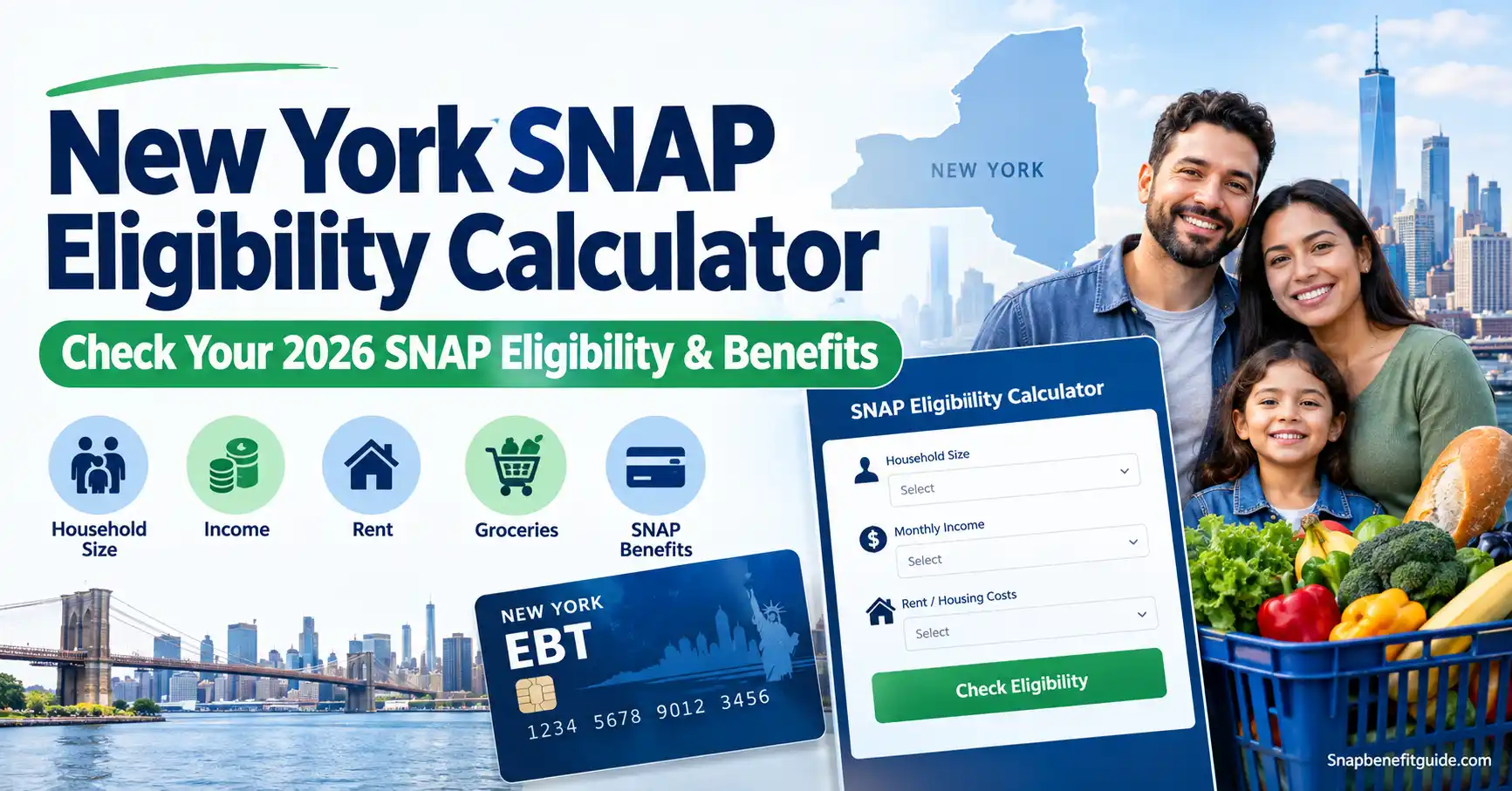 New York Food Stamps Eligibility Calculator