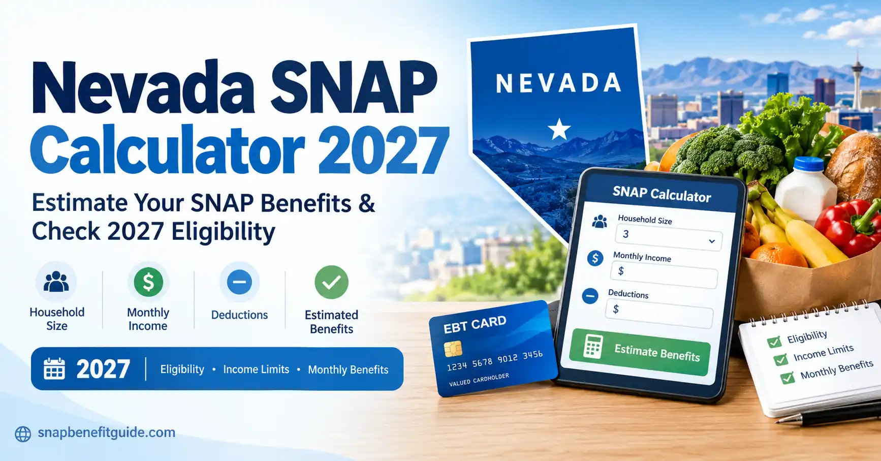 Nevada SNAP Benefit Calculator