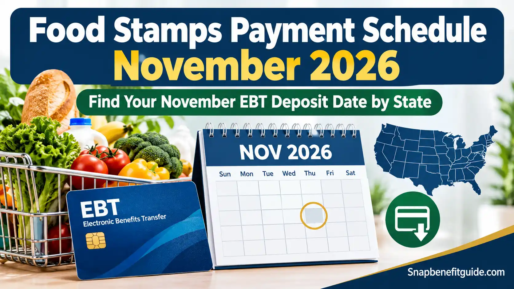 See SNAP Payment Schedule Nov 2026